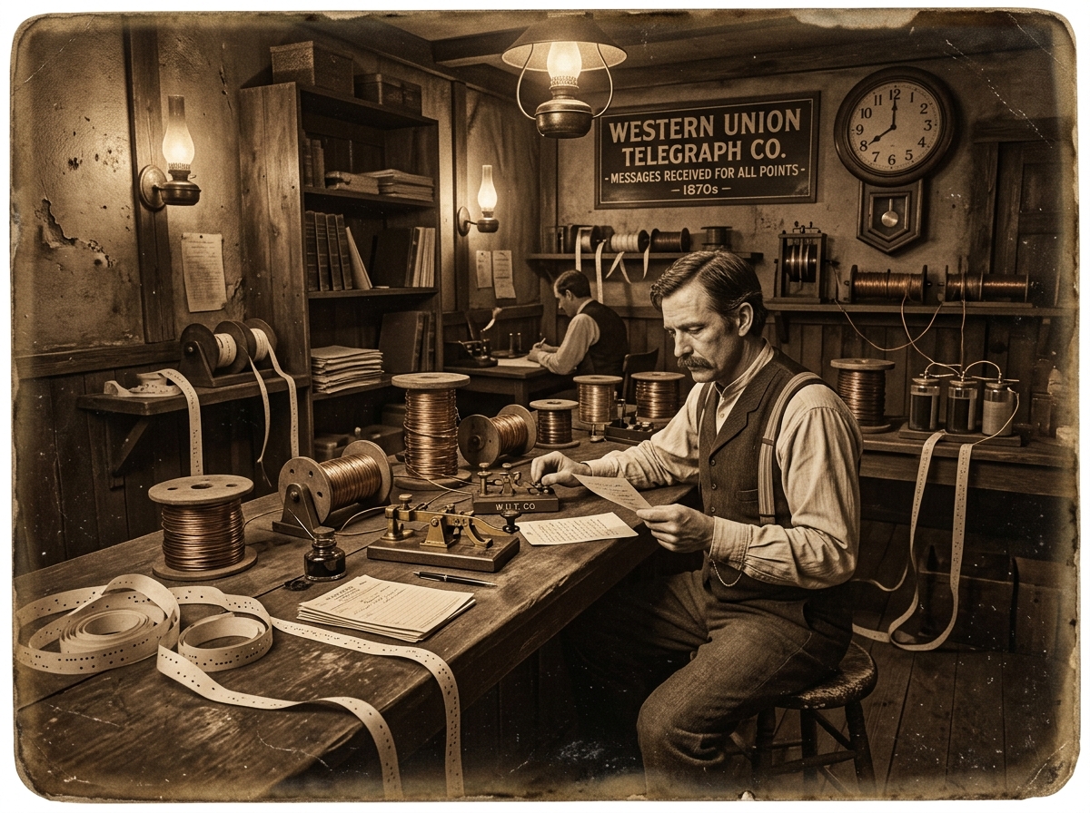 1870s Western Union Telegraph Office